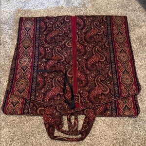 Vera Bradley Garment Bag Rare Paisley